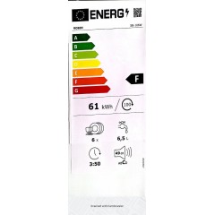 Robin SB-106W Πλυντήριο Πιάτων Πάγκου για 6 Σερβίτσια Π55xY43.8εκ. Λευκό Robin SB-106W Πλυντήριο Πιάτων Πάγκου για 6 Σερβίτσια Π55xY43.8εκ. Λευκό